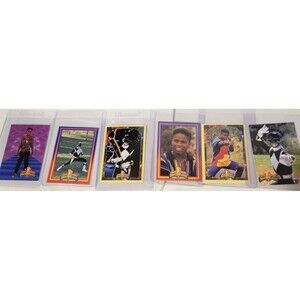 Lot Of 6 Black Ranger Power Ranger Trading Cards Vintage Collectable